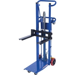 MSC&nbsp;Wesco Industrial Products Winch Pedalift, 750 lb Capacity, 54 in Lift, Steel