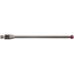 MSC&nbsp;Renishaw CMM Ball Stylus, 3 mm Ball Dia, 50 mm OAL, M3 Thread