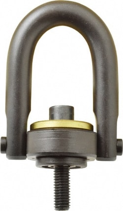 MSC&nbsp;ADB Hoist Rings Center Pull Hoist Ring, 450 kg, M10 x 1.5, Black Oxide Alloy Steel