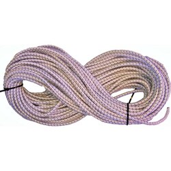 MSC&nbsp;Bulk-Strap Bungee Cord, Nylon, 3/16 inch, 100 ft, White/Black
