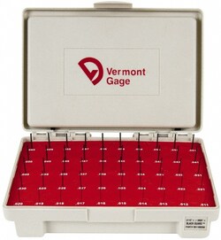 MSC&nbsp;Vermont Gage Plug & Pin Gage, 1.08 mm Diameter, Class ZZ Minus, Steel