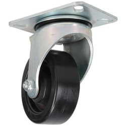 MSC&nbsp;E.R. Wagner Swivel Top Plate Caster, Polypropylene, 3-1/2 in, 250 lb