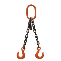 MSC&nbsp;Lift-All Chain Sling, Double-Leg, 5 ft., 2700 lb Capacity