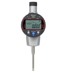 MSC&nbsp;Mitutoyo LCD Electronic Drop Indicator, 2 in Max, Flat Back, No IP Rating