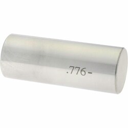MSC&nbsp;SPI Plug and Pin Gage, Class ZZ Minus, 0.776 in Diameter, Steel