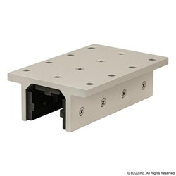 MSC&nbsp;80/20 Inc. Double Flange Linear Bearing, Aluminum, Anodized, for Series 40