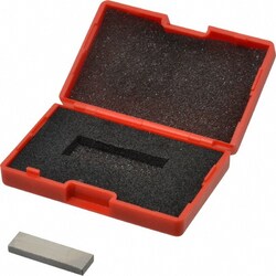 MSC&nbsp;SPI Rectangular Steel Gage Block, 0.128 in, Grade AS-1, Steel