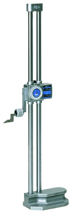 MSC&nbsp;Mitutoyo Dial Height Gage with Digital Counter, 0-600 mm, 0.01 mm