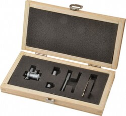 MSC&nbsp;SPI Interchangeable Rod Micrometer, 1 to 2 Inch, Mechanical, 0.00035 in Accuracy