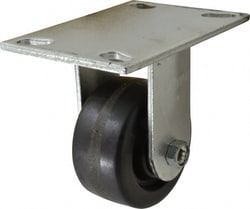 MSC&nbsp;Albion Rigid Caster, Phenolic, 4 inch Wheel, 1400 lb Capacity