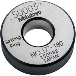 MSC&nbsp;Mitutoyo Setting Ring, 0.5000 in ID, 1.2600 in OD, 0.000060 in Accuracy