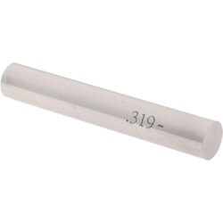 MSC&nbsp;SPI Plug & Pin Gage, Class ZZ Minus, 0.3190 in, Steel