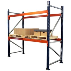 MSC&nbsp;Interlake Mecalux Pallet Rack Beam, 48 in, 2.75 in, 6,050 lb