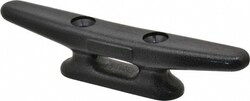MSC&nbsp;Ronstan Nylon Long Horn Cleat, Black, 10 mm, Large C-Cleat
