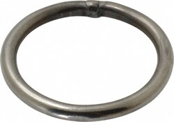 MSC&nbsp;Campbell Welding Ring, 1/4 in Wire Size, 2 in Inside Dia, Carbon Steel