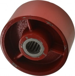MSC&nbsp;The Fairbanks Company Caster Wheel, 5 in Diameter, Ductile Iron, 3,500 lb Capacity