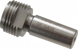MSC&nbsp;GF Gage Pipe Thread Plug Gage, Tapered, 3/8-18, Class L-1, Single End