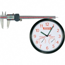 MSC&nbsp;SPI Caliper Set, 0.0005 in Resolution, 0-8 in Range, Stainless Steel