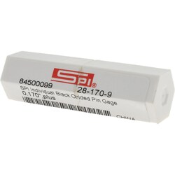 MSC&nbsp;SPI Class ZZ Plus Plug Gage, 0.1700 Dia, 0.0002 Tol, Black Oxide