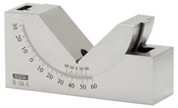 MSC&nbsp;SPI Adjustable Angle Block, 3-3/4 in Long, 0-60° Adjustable, 50-55 RC Hardness