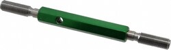 MSC&nbsp;GF Gage Truncated Taperlock Gage, 3/8-24 UNF, Go & No Go, 2A, Steel