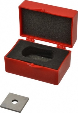 MSC&nbsp;Value Collection Square Steel Gage Block, 0.1009 in, Grade 0, NIST Certified
