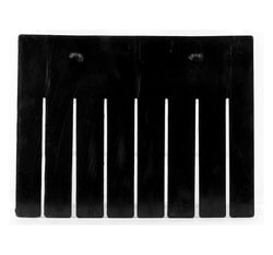 MSC&nbsp;Akro-Mils Bin Divider, Polypropylene, 7.5 in, Black, 6-Pack