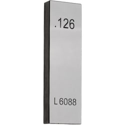 MSC&nbsp;Value Collection Gage Block, Rectangle, Steel, 0.126 in, Grade 0