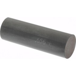 MSC&nbsp;SPI Plug Gage, Class ZZ Plus, 0.6560 Inch Diameter, Black Oxide