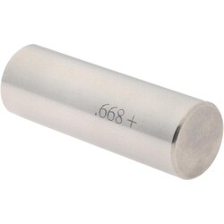 MSC&nbsp;SPI Plug Gage, Class ZZ Plus, 0.6680 in Dia, Steel
