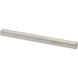 MSC&nbsp;SPI Plug Gage, Class ZZ Plus, 0.1800 in Dia, Steel