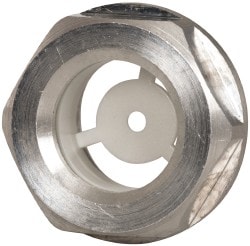 MSC&nbsp;J.W. Winco Oil Level Sight Glass, Aluminum, G 1/2 Thread, 23 mm Distance Across Flats