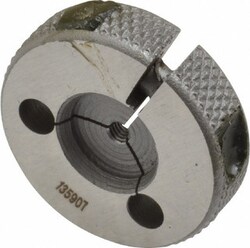 MSC&nbsp;GF Gage Threaded Ring Gage, #2-64 Thread, Class 2A, Go & No Go