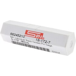 MSC&nbsp;SPI Class ZZ Minus Plug & Pin Gage, 0.1720 in, Black Oxide