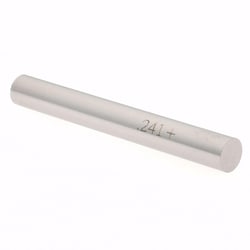 MSC&nbsp;SPI Class ZZ Plus Plug Gage, 0.2410 in Dia, 0.0002 in Tolerance, Steel