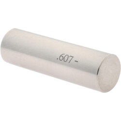 MSC&nbsp;SPI Class ZZ Minus Plug & Pin Gage, 0.6070 in Diameter, Steel