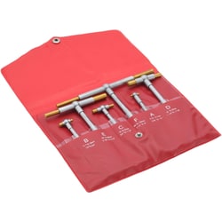 MSC&nbsp;SPI Telescoping Gage Set, 5/16-6 inch, 6-Piece, TiN Coated
