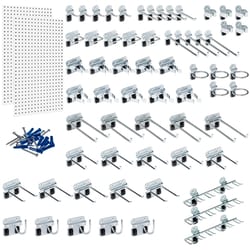 MSC&nbsp;Triton Products Pegboard Storage Board, Steel, 42.5 x 24 in, Blue
