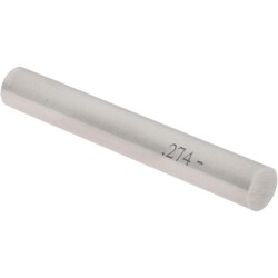 MSC&nbsp;SPI Plug & Pin Gage, Class ZZ Minus, 0.2740 in Dia, Steel