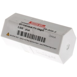 MSC&nbsp;SPI Class ZZ Plus Plug Gage, 0.5050 in Diameter, 0.0002 in Tolerance, Steel