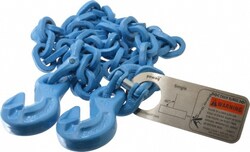 MSC&nbsp;Pewag Chain Sling, Grab Hook Single-Leg, 5 ft, 5200 lb, 9/32 in Grade 120