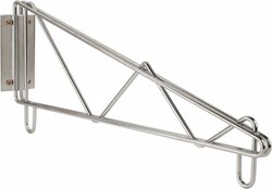MSC&nbsp;Value Collection End Wall Bracket, Wall Mount, 18 in Deep, 9 in High