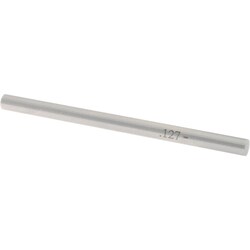 MSC&nbsp;SPI Class ZZ Minus Plug & Pin Gage, 0.1270 in Diameter, Steel