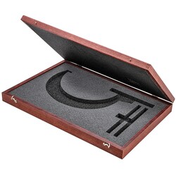 MSC&nbsp;Starrett Wood Case, 9 in Micrometer, 216Z-9/436Z-9 Series