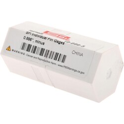 MSC&nbsp;SPI Class ZZ Minus Plug & Pin Gage, 0.6860 in Dia, Steel