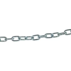 MSC&nbsp;Value Collection Welded Proof Coil Chain, 3/16 in, Grade 30, Zinc Plated