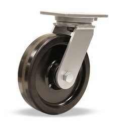 MSC&nbsp;Hamilton Caster, Swivel, Phenolic, 10 in Wheel Diameter, 2,900 lb Capacity