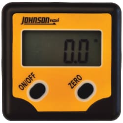 MSC&nbsp;Johnson Level & Tool Digital Angle Locator, 0-180°, 0.1° Resolution, Magnetic Base