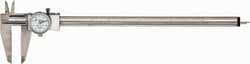 MSC&nbsp;TESA Brown & Sharpe Dial Caliper, 12 in, 0.001 in Graduation