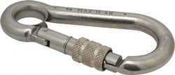 MSC&nbsp;Ronstan Carbine Hook, Stainless Steel 316, 13/32 in Diameter, 4 in Length
